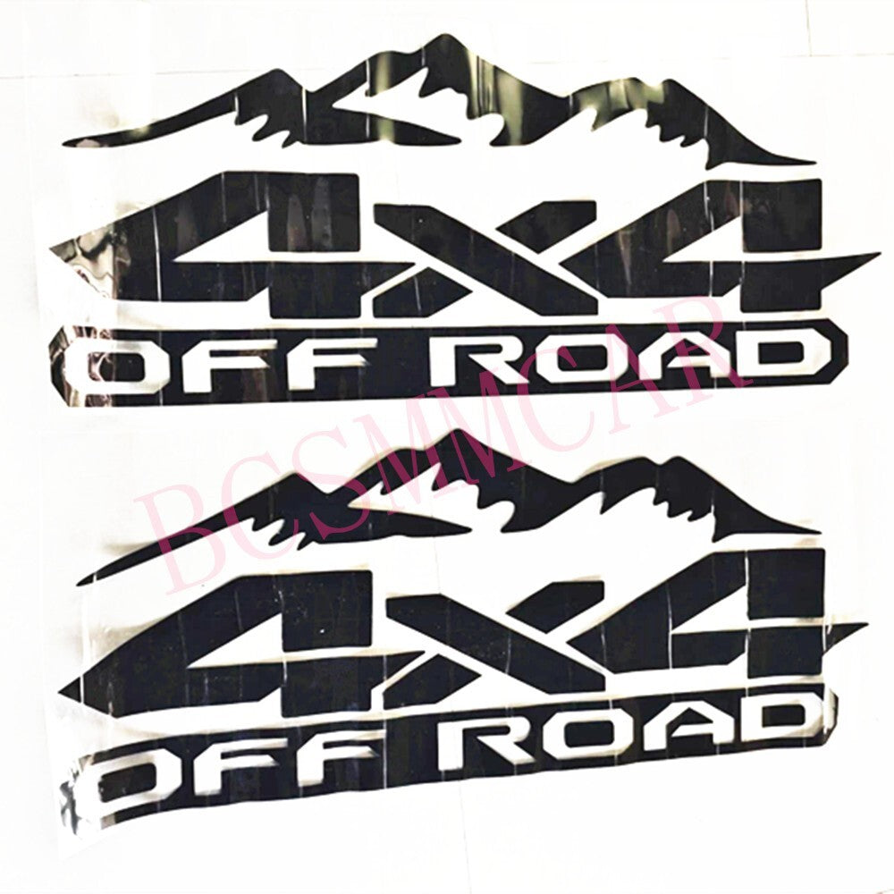 Mountain Range 4X4 Decal Stickers Offroad Car Camper Van Decoration Waterproof