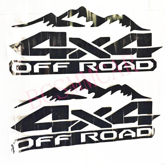 Mountain Range 4X4 Decal Stickers Offroad Car Camper Van Decoration Waterproof