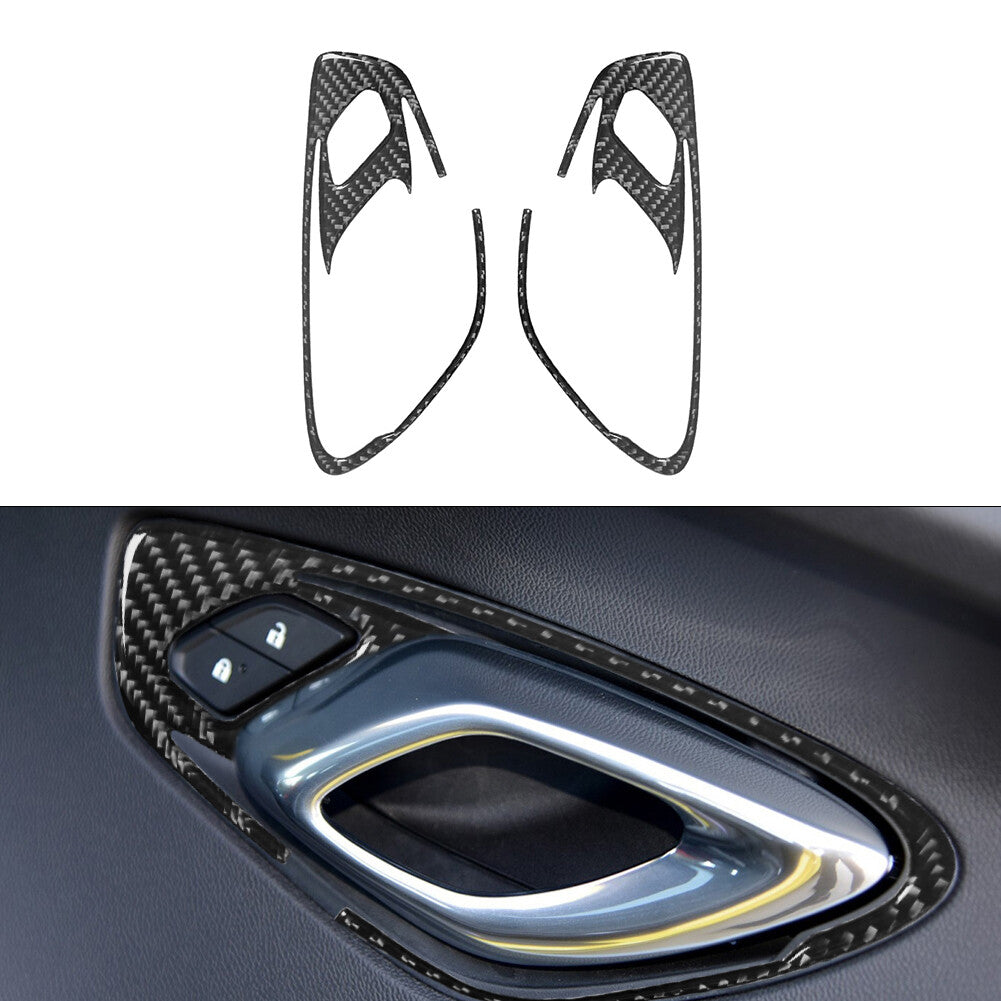 Suitable for 2021-2023 for Model 3 carbon fiber style side camera boiler cover decoration- v