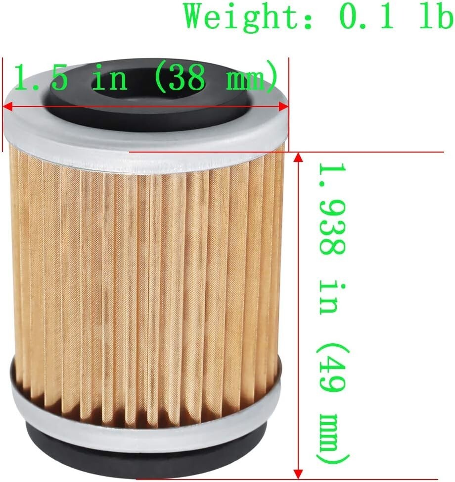 Oil Filter for Yamaha YFM200 Moto-4 200 1985-1989/ YTM200 Tri-Moto 200 1983-1985