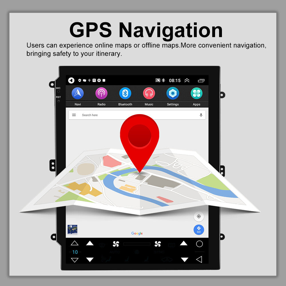 9.7-inch 64GB Car Android 13 Radio GPS CarPlay DSP for Cadillac ATS SRX XTS ATSL CTS