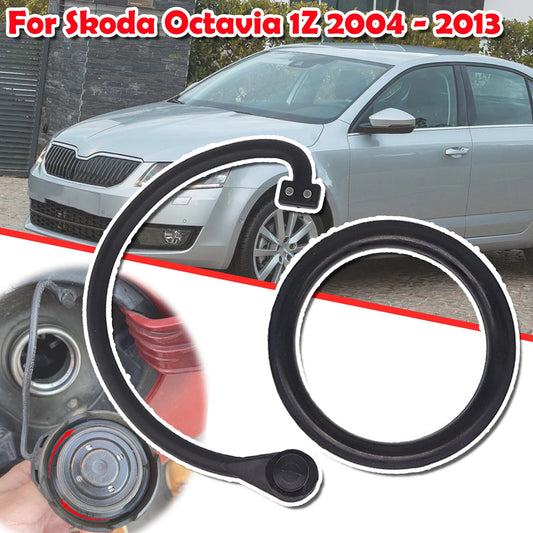 Tank Cap Seal for Skoda Octavia With AntiLost Rope Gas Cap Repair Rubber Gasket