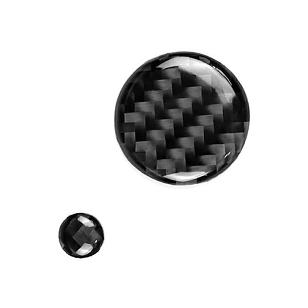 Carbon Fiber Multimedia Knob Volume Button Trim for Mazda 3 for Mazda 6 CX-5 CX-9