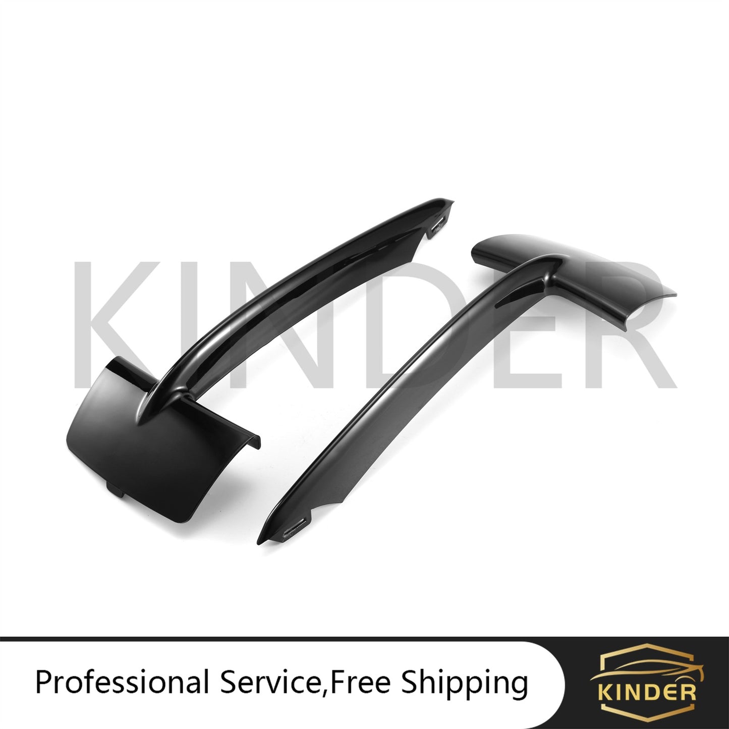 1 Pair Front Bumper Grille Trim Molding Fit for BMW for X5 F15 2014 2015 2016 2017