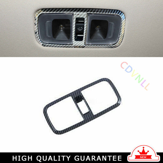 Rear Skylight Switch Button Cover Trim Fit for Kia Carnival 2022-23 Carbon Fiber