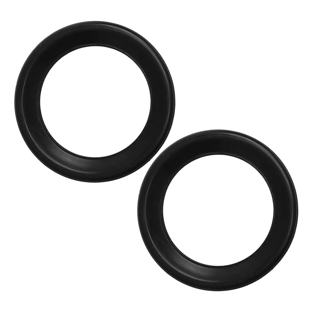 Pack of 2 Engine Valve Cover Spark Plug Tube Gaskets Black For Escape Taurus Q