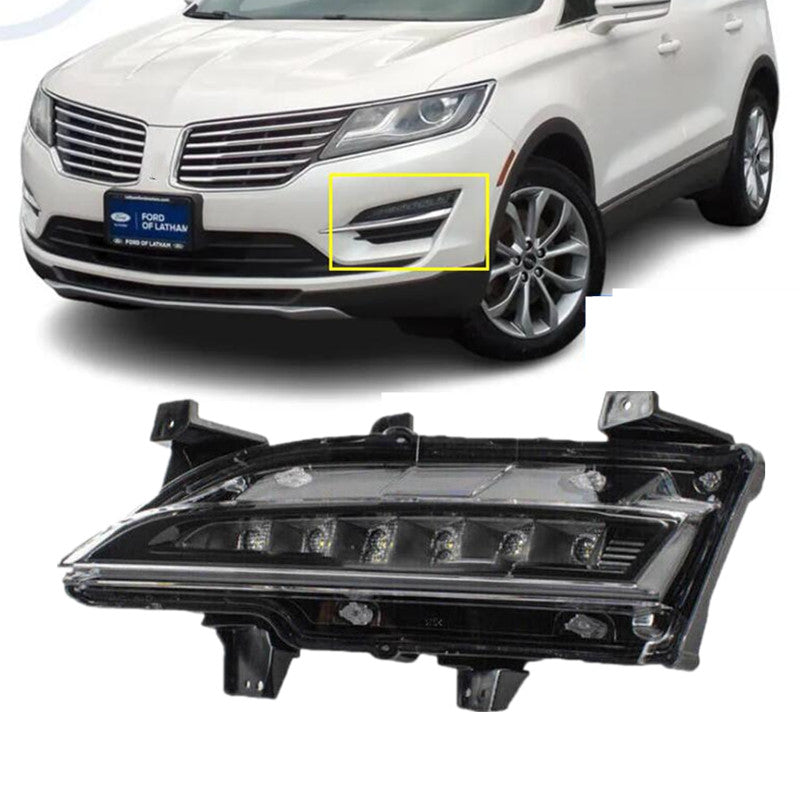 Left Driver Side Front Bumper Fog Light Lamp for Lincoln MKC 2015-2018 2019 LED n