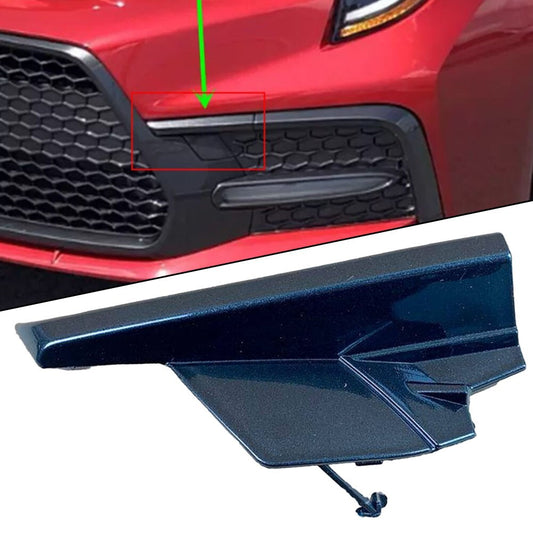 Front Grille Tow Hook Eye Cover Trailer Cap for Corolla SE/XSE 2020 2021 v