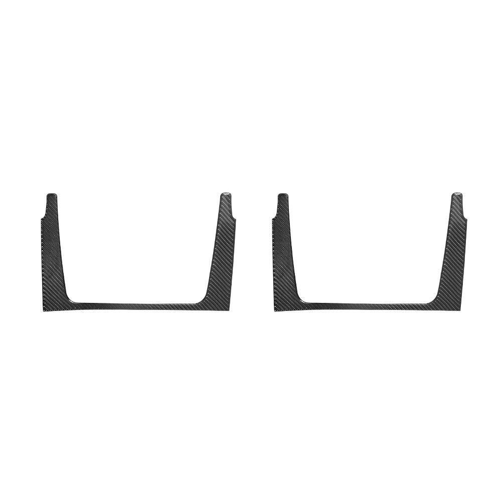 3X Carbon Fiber Rear Air Vent Outlet Cover Trim For 3 E46 1998-2005 v