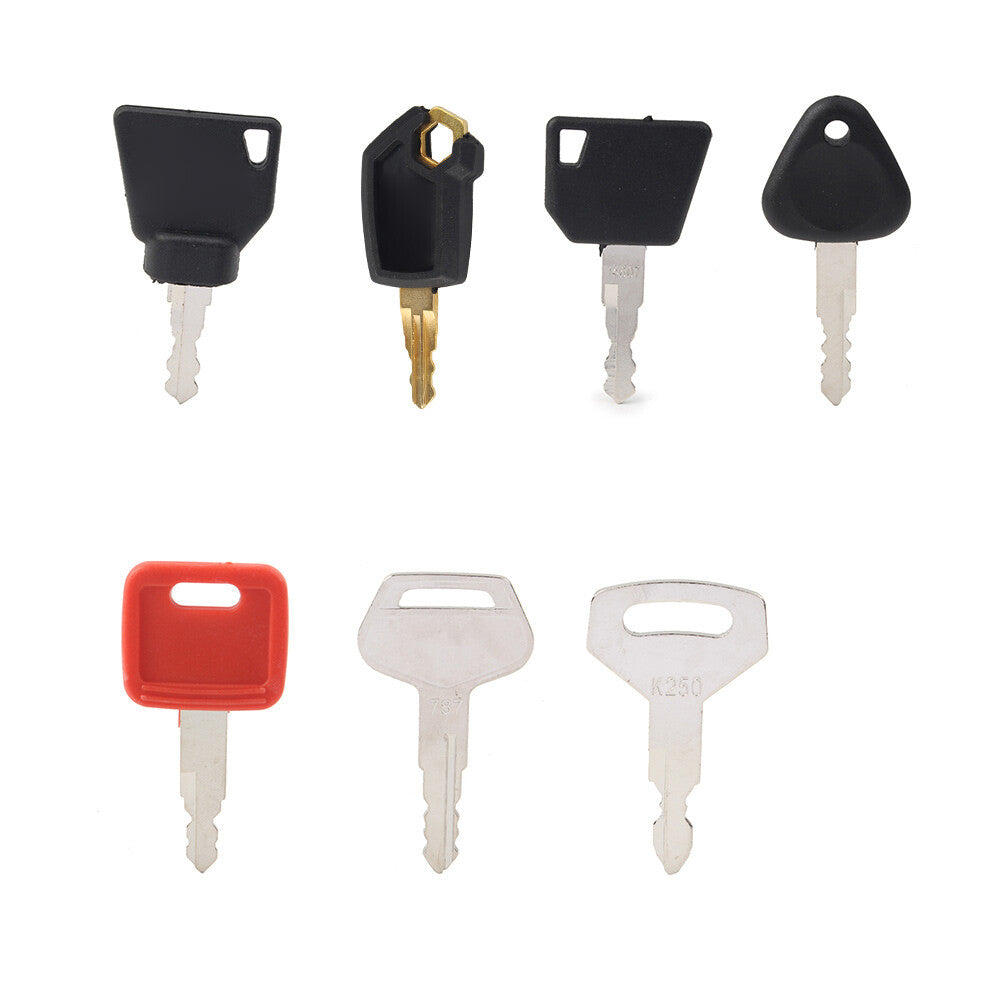 7 Heavy Equipment Construction Ignition Key Set For Case For Komatsu For JCB Q