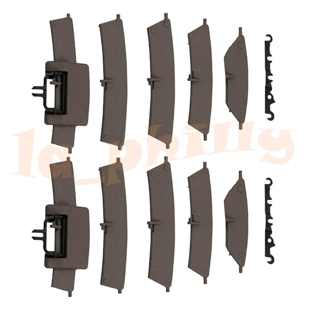 2X Center Dash AC A/C Air Vent Grill Replacement Kit Beige For W164 GL550 ML550 Q