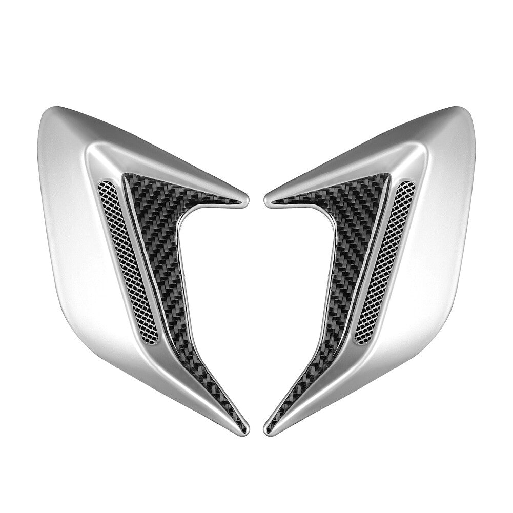 Side Vent Air Flow Fender Intake Dekoratives Universal Auto-Carbon-Faser-Paar