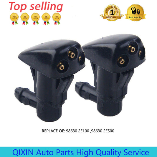 1 pair of windshield washer spray nozzles suitable for Hyundai for Tucson for Kia Sportage