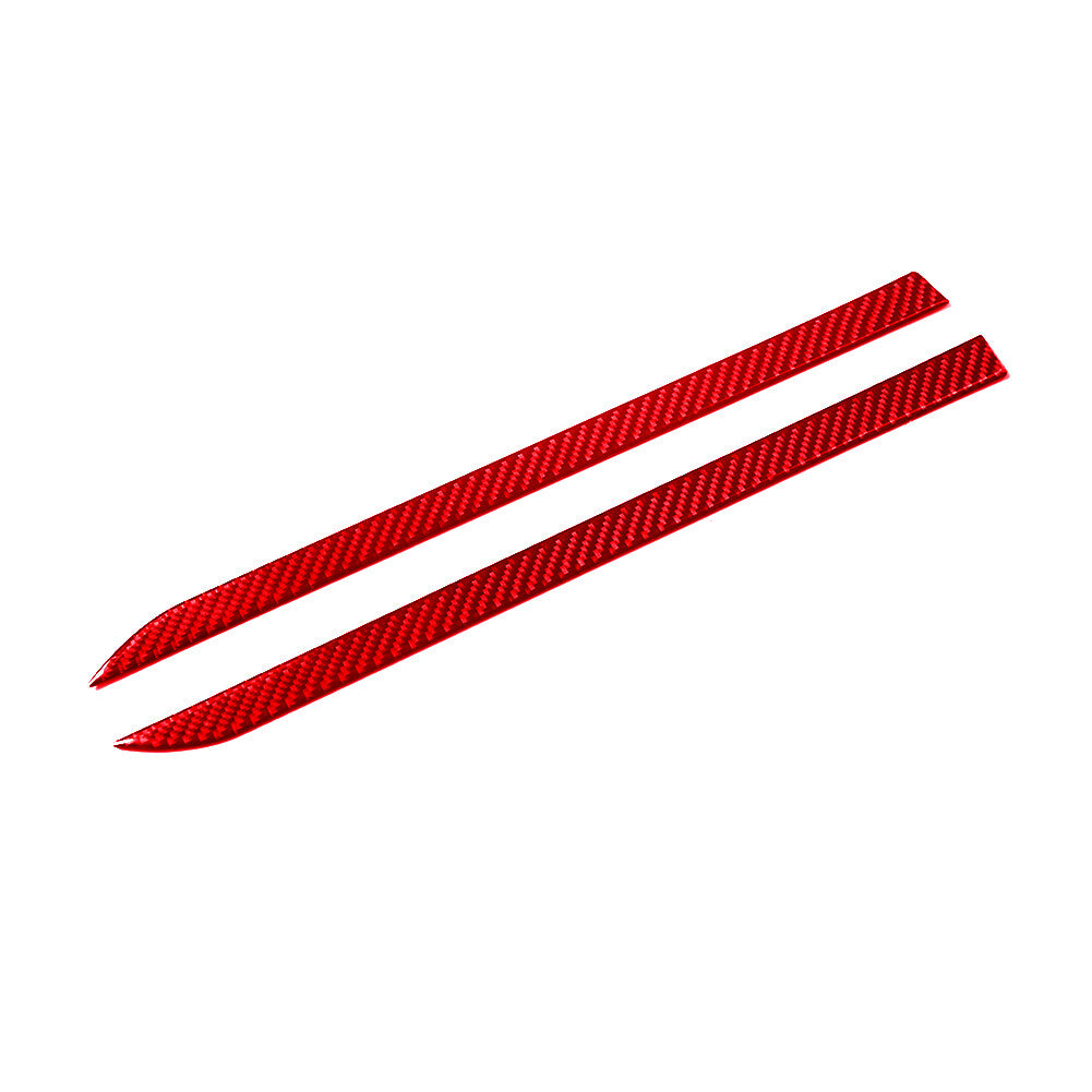 Carbon Fiber Center Console Side Strips Cover Trim For Sonic 2012-2016 v
