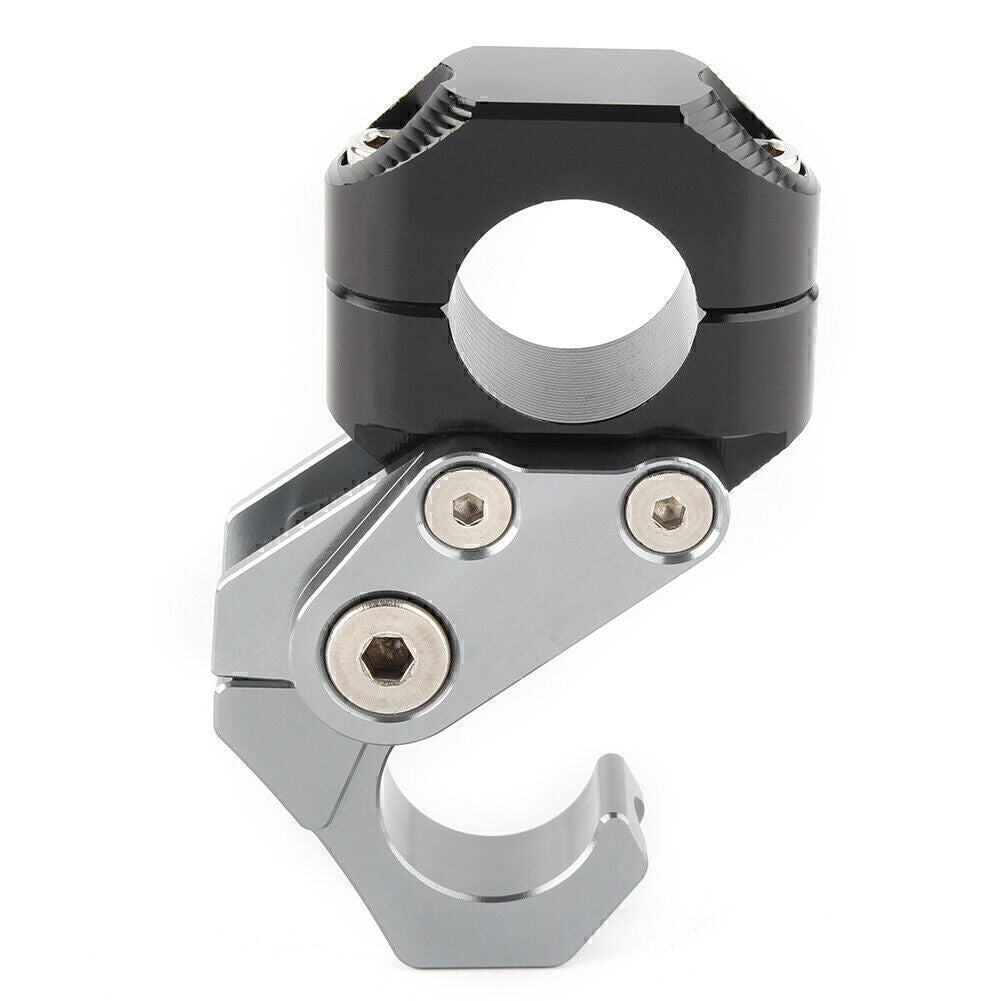 22mm Scooter Handlebar Hook Helmet Luggage Bag Carry Fit Universal for Suzuki Grey Q