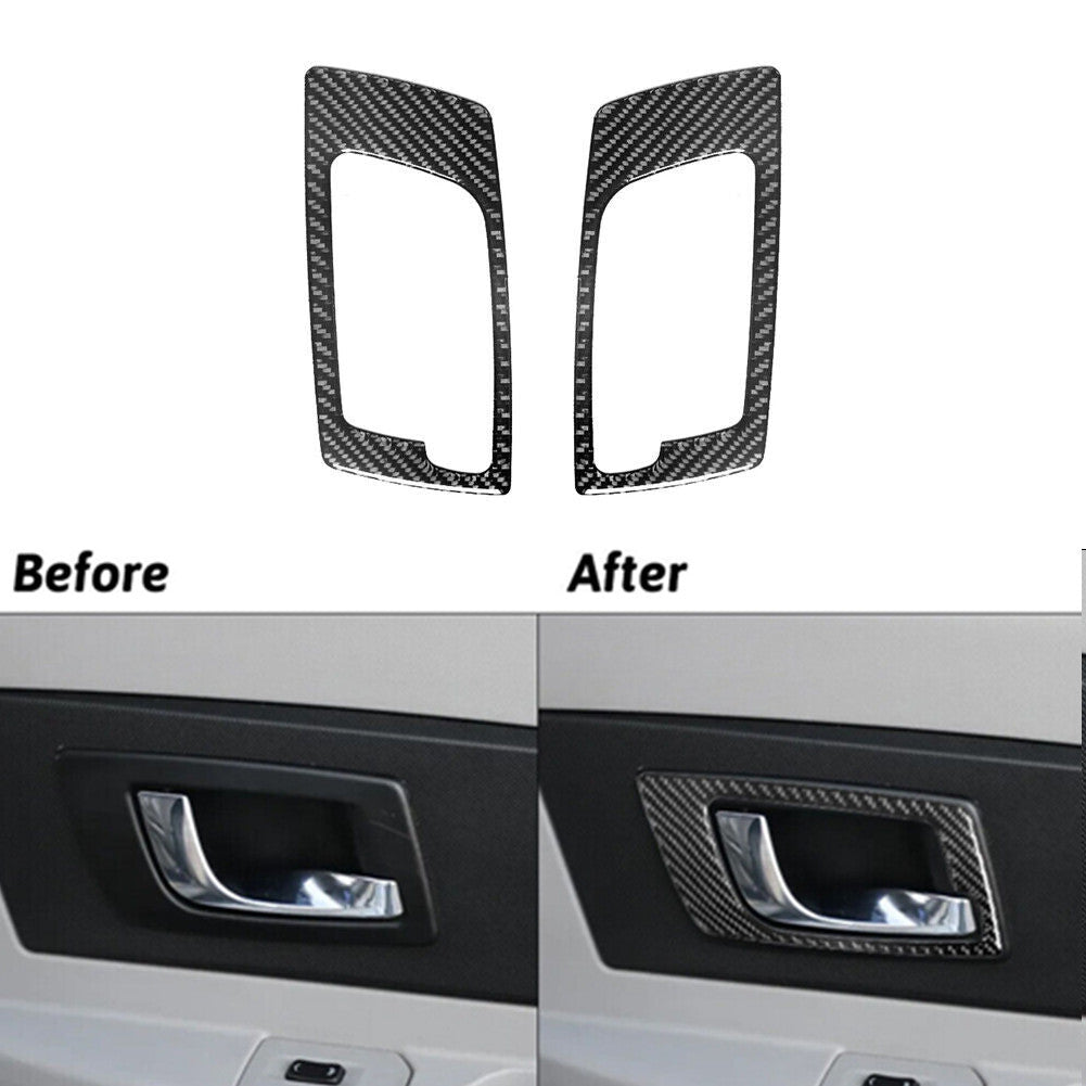 Red Carbon Fiber Air Conditioning Panel Cover Trim For 718 2016-2022 v