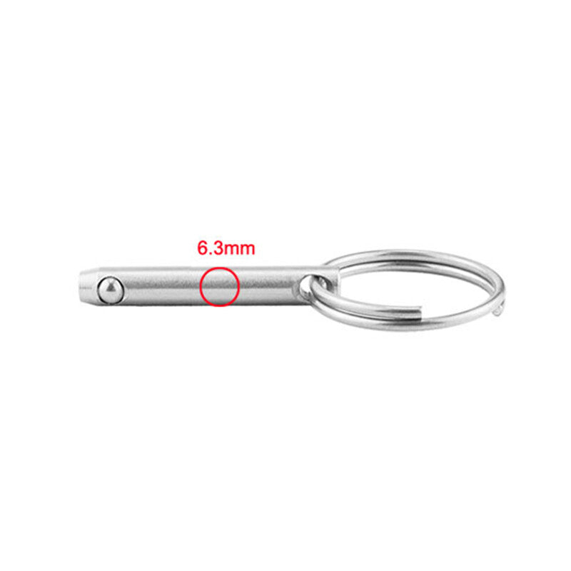 4X Quick Release Pin 1/4 Stainless Steel For Boat Bimini Top Marine Hardware US