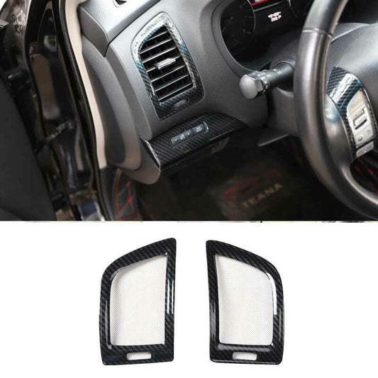 for Nissan Teana Altima 2013-2018 carbon fiber console LR air outlet vent cover