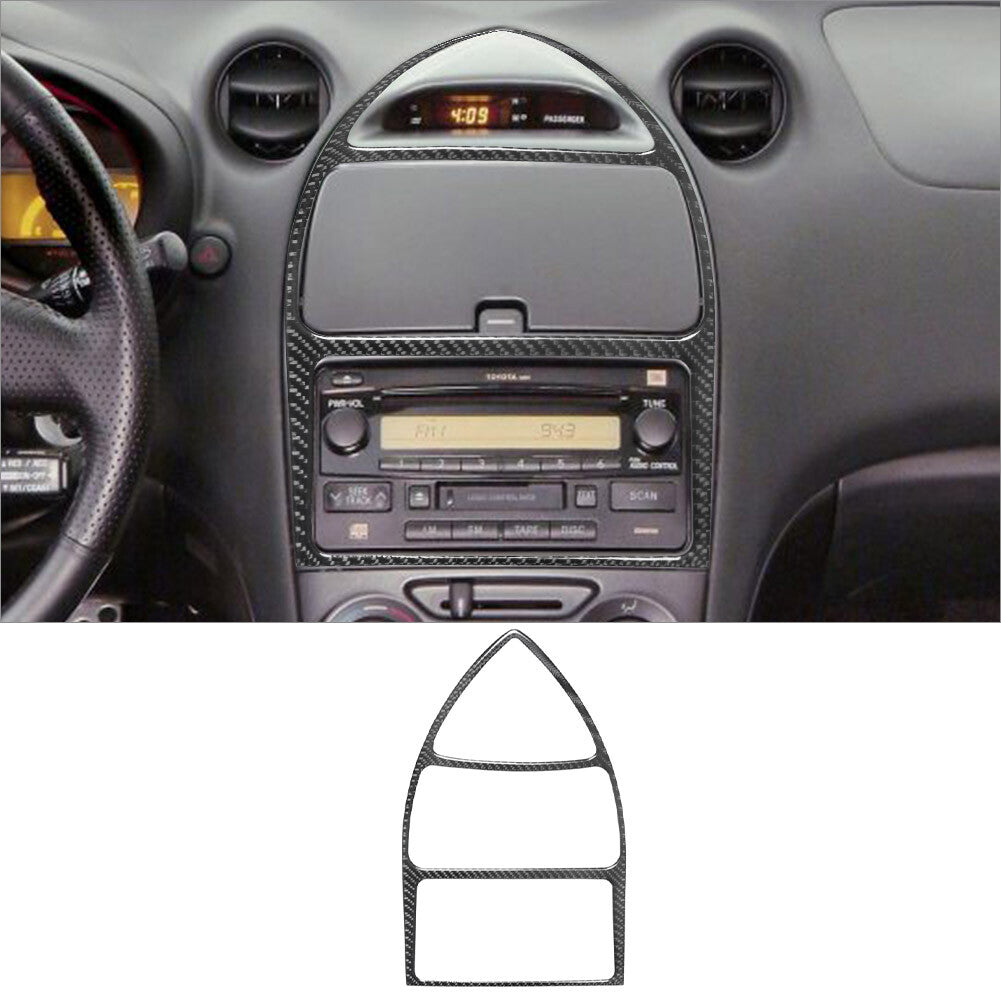 Red Storage Box Panel Trim Interior Carbon Fiber For TUNDRA 2014-2018 v