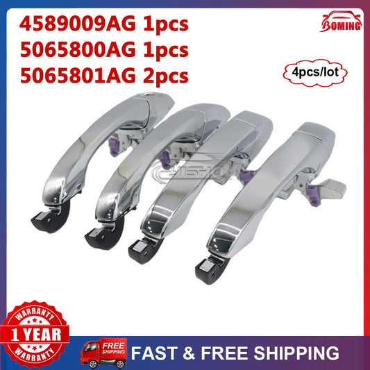 NEW 4PCS Door Handles 5065801AG Fit for Dodge Magnum for Chrysler 300 300C 2005-2010