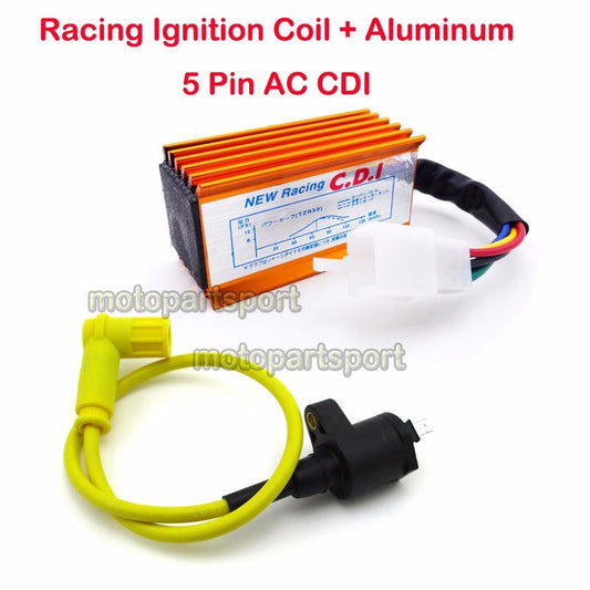 AC CDI Racing Ignition Coil For 90cc 110cc 125cc 150cc 160cc Pit Dirt Bike for Lifan Q