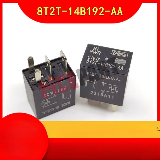 4-pack 8T2T-14B192-AA 4-pin AC relay for motors, compatible with F150, F250, F350, and F450.