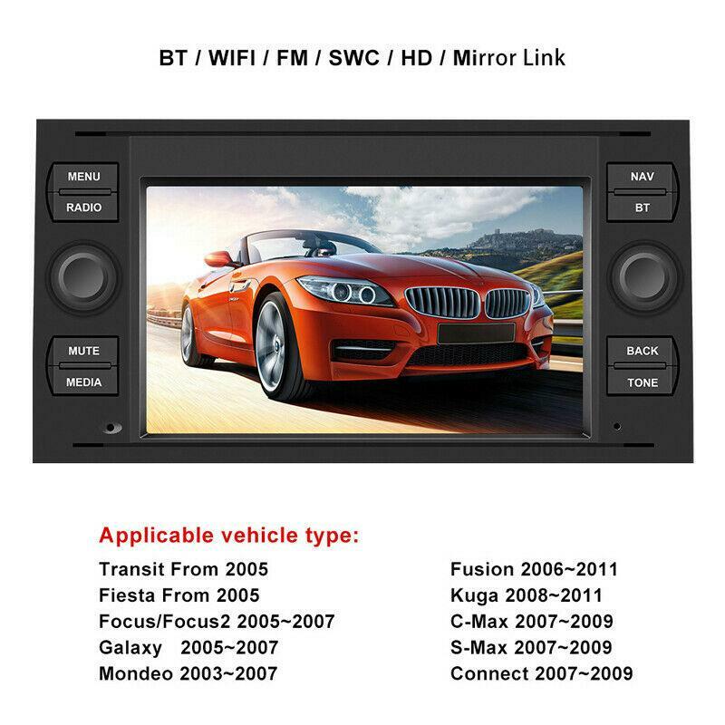 Android 10.0 7-inch CarPlay GPS for Navigator with Reverse Image Player suitable for Transit n