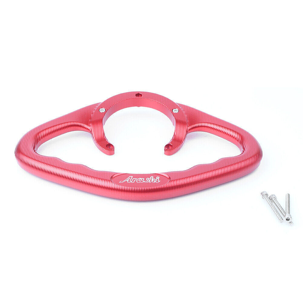 CNC Beifahrer Handgriff Tank Lenkergriff f¨¹r for Honda 5-Loch Motorrad Rot