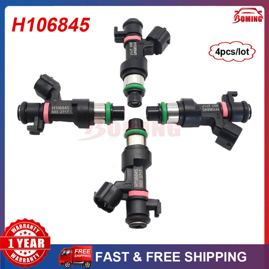 H106845 4 new Fuel Injectors for Renault Fluence 2.0L 16V 16600-6863R
