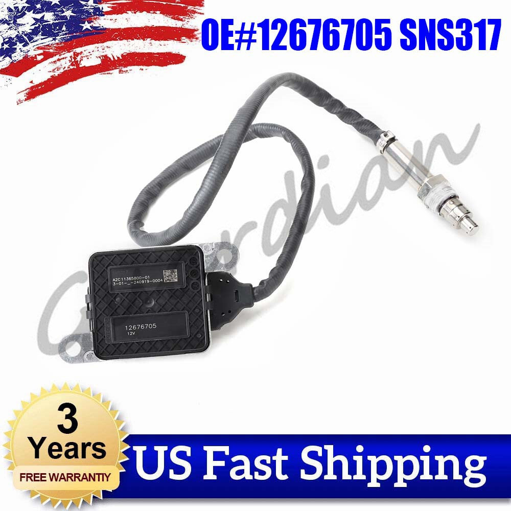 1X NEW Nox Sensor 12676705 for GMC for Sierra 2500 3500 HD 2017 for Chevrolet Silverado