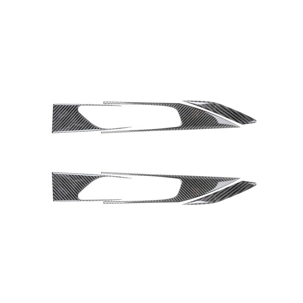 Red Carbon Fiber Center Console Cup Holder Cover Trim for Honda CRV CR-V 2015-16 v
