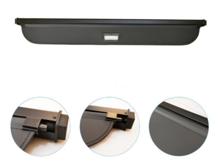 For X5 E53 2002-2006 2003 2005 Black Cargo Cover Security Rear Trunk Shade n