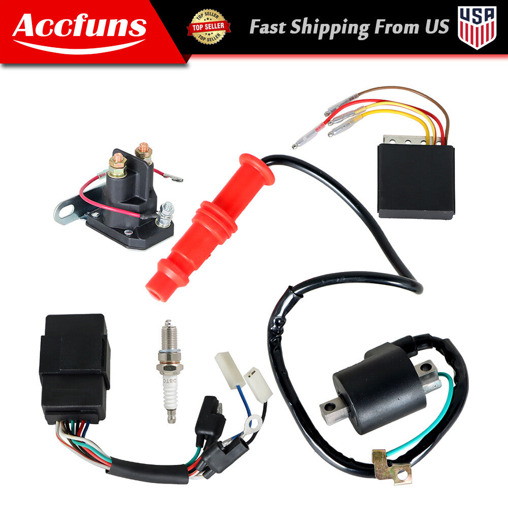 Ignition coil, CDI, relay regulator, spark plugs suitable for 1996-2001 for Polaris Sportsman 500- n