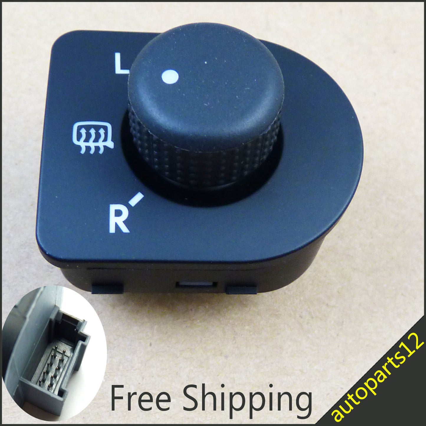 New Eletric mirror control switch heated for Skoda Octavia 96-2010 1U1959565L- v