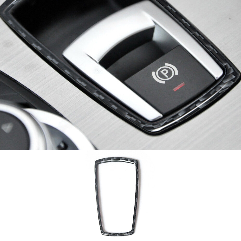 for BMW Z4 E89 2009-2016 Carbon Fiber Interior Electronic Brake Frame Cover Trim