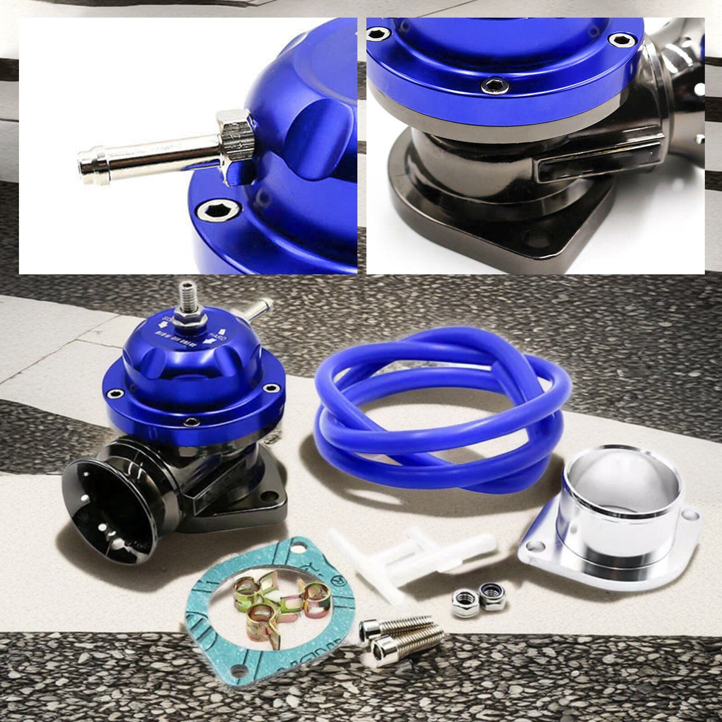 Blue General Motors Turbo Blow Valve Aluminum Alloy Pressure Reducing Valve Yb