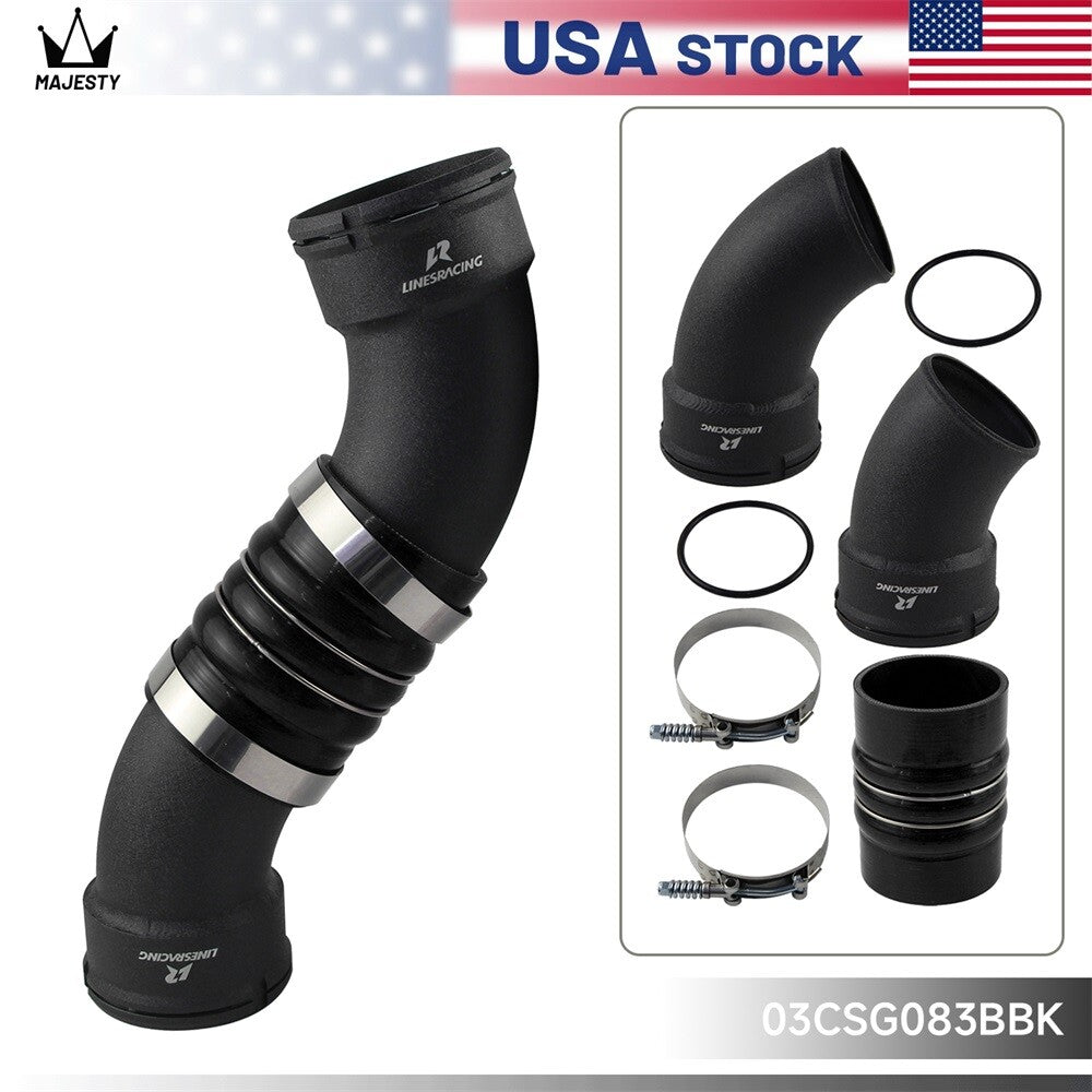 Cold-Side Intercooler Pipe Boot Kit For 06-10 for Chevy Silverado 2500 HD/3500 HD