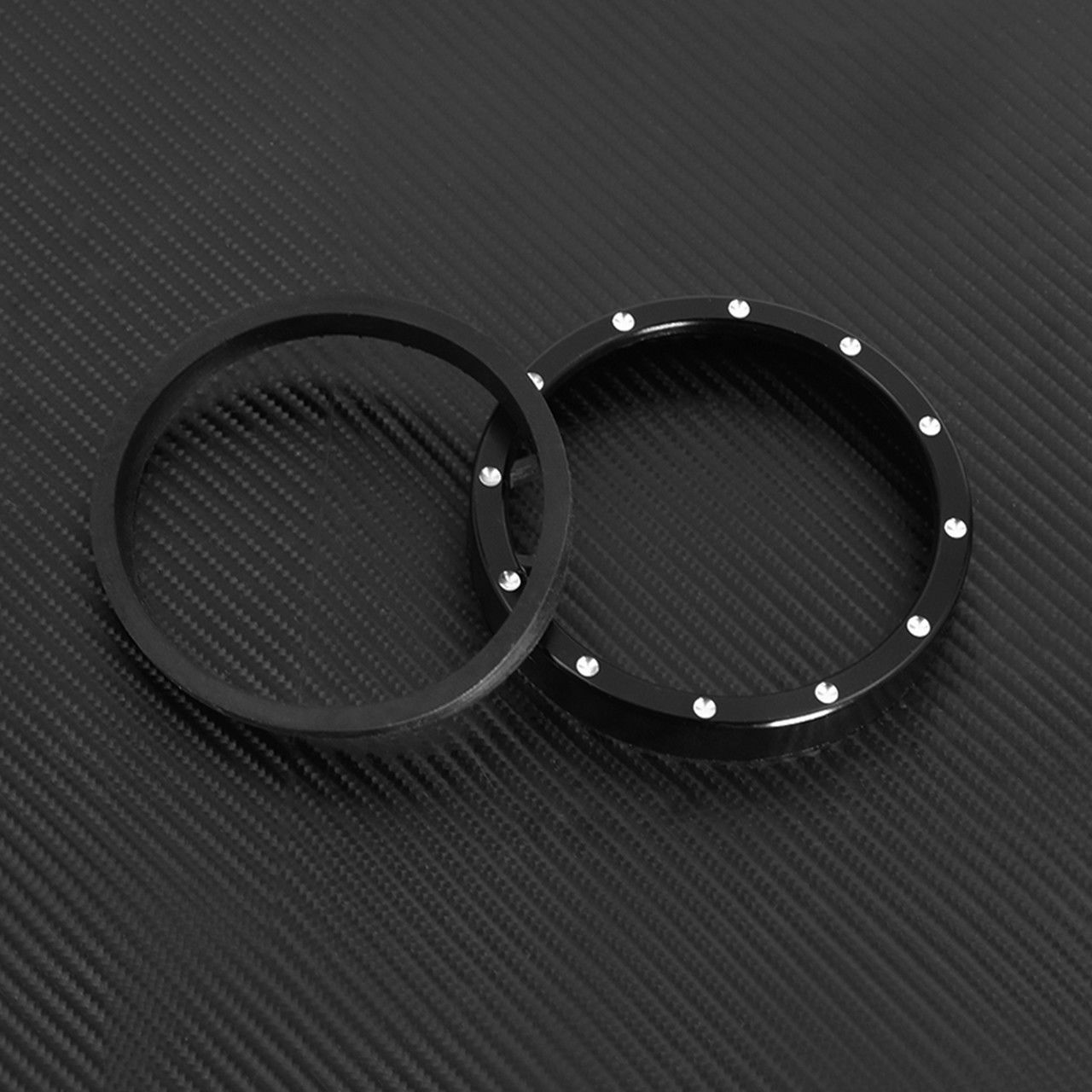 Speedometer Gauge Trim Ring w/ Waterproof Rubber Fit for Harley Sportster 1200