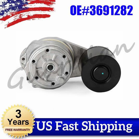 1X Diesel Engine Belt Tensioner Assembly 3691282 For ISX15 QSX15 DAYCO