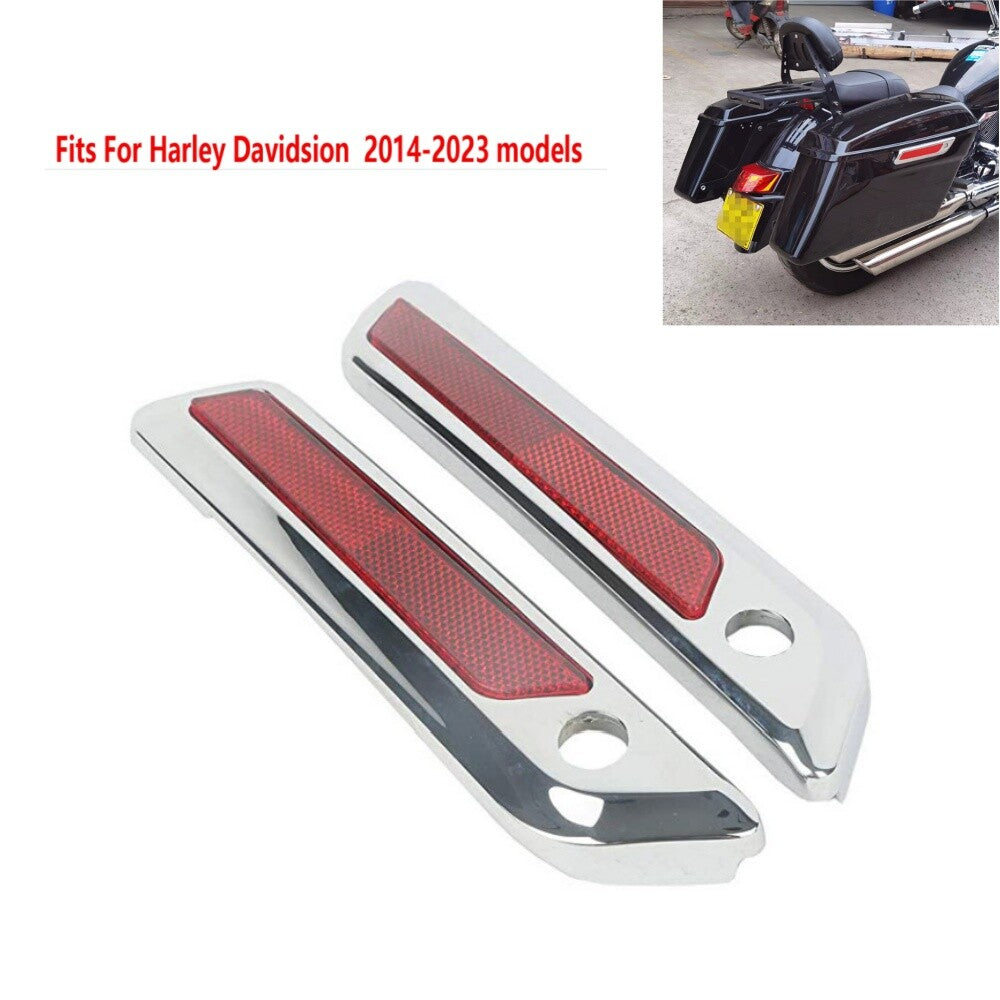 Saddle Bag Hinge Latch Covers Fit for Harley Touring Road Street Glide 2014-2024