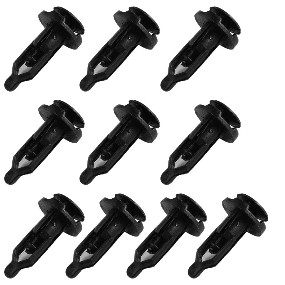 10pcs Rear Bumper Retainer Push Clips for Toyota for Lexus for Scion 52161-16010 Black