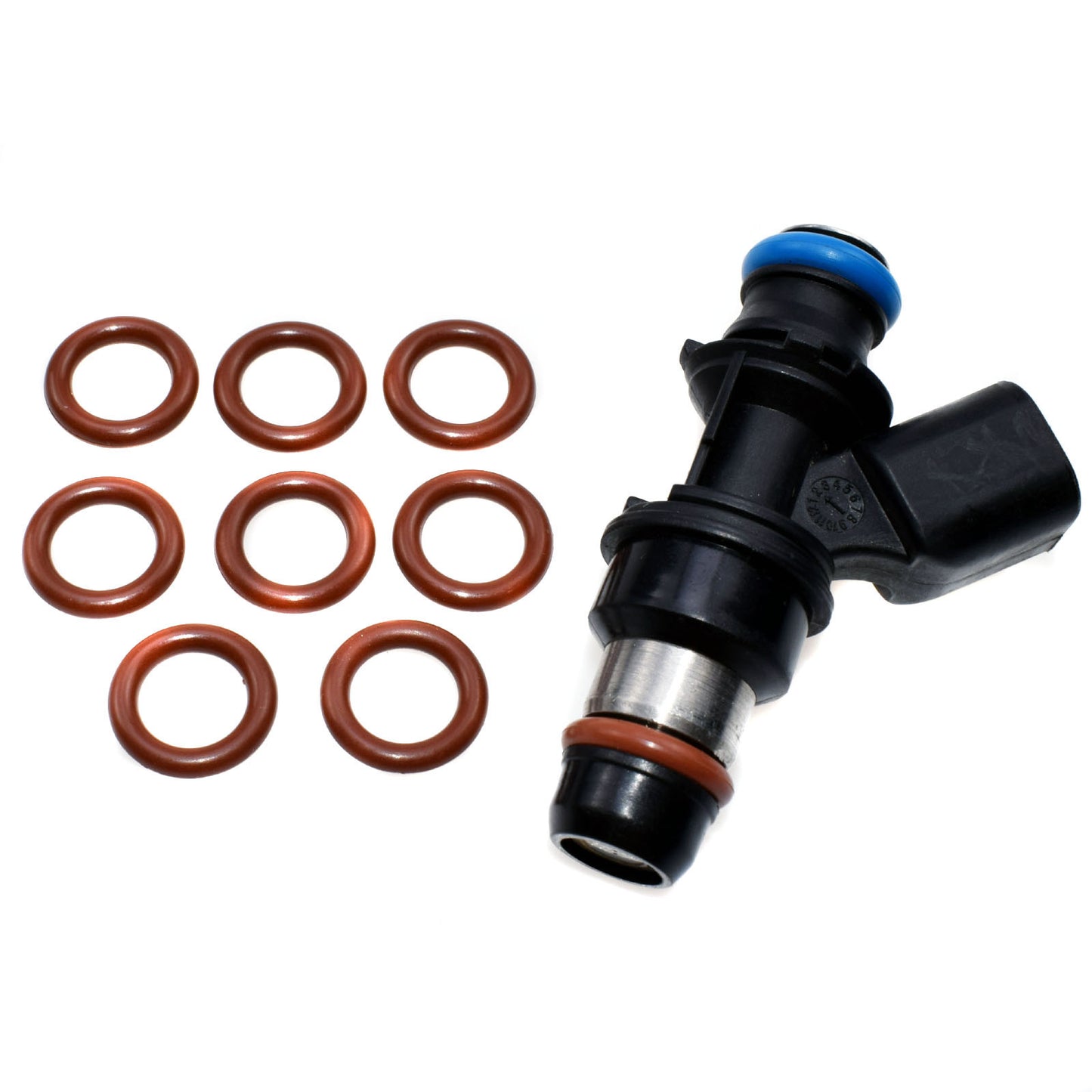 for GMC V8 fuel injectors with repair kit, filter, O-ring, and plastic cap. n