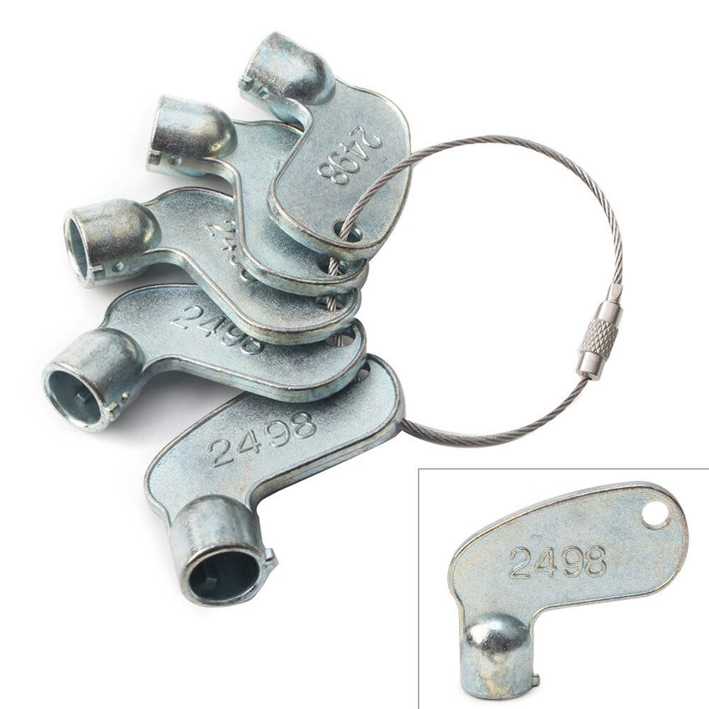 5PCS Ignition Key w/ Key Ring 2498 8-94402498 For Heavy Equipment