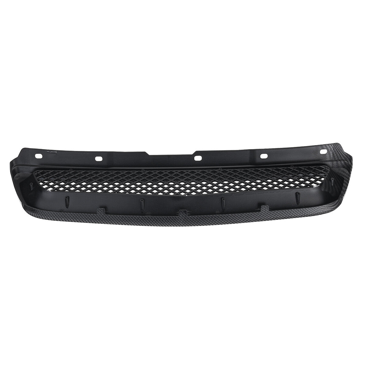 Mesh front grille, BBQ grille, ABS, carbon fiber, suitable for 96-98 for Honda for Civic EK JDM CX DX