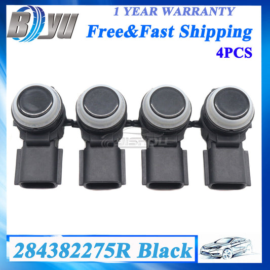 4pcs/lot Black PDC Parking Bumper Reverse Assist Sensor 0263023699 284382275R