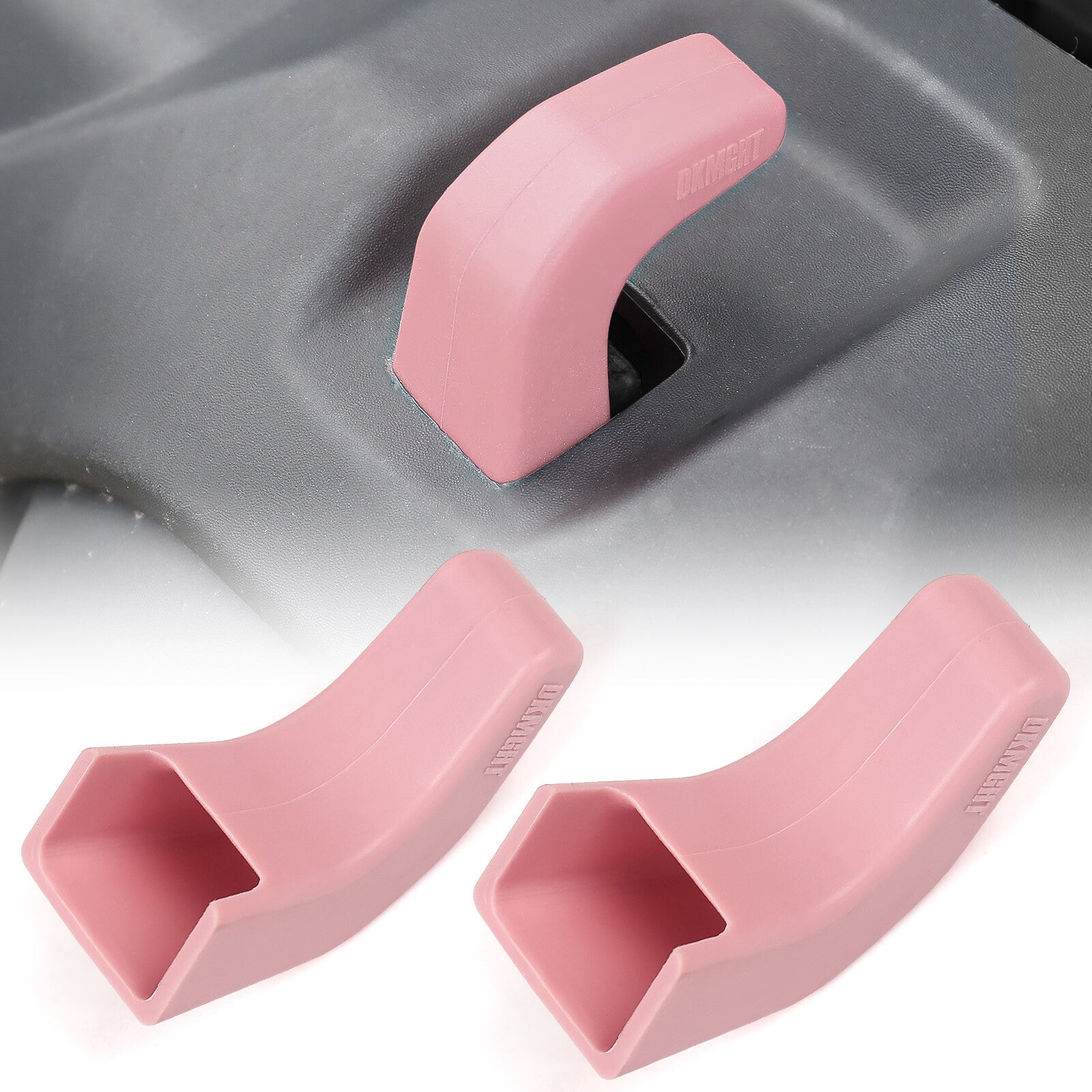 Pink Bumper Tow Hook Covers (Upgrade) for 07-23 for Jeep for Wrangler JK/JL Gladiator Q