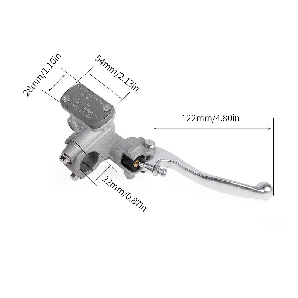 7/8'Brake Master Cylinder Pump With Lever for HONDA XR 250R 400R 1996-2004 m