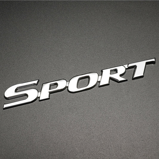 3D SPORT Racing Logo Sticker Car Body Fender Door Emblem Badge Metal Trim Decal
