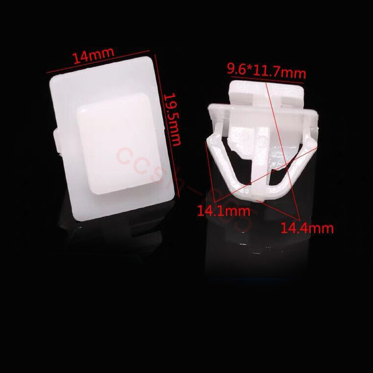 10 Pcs Car Door Trim Strip Sill Moulding Fastener Clips for Hyundai for Kia