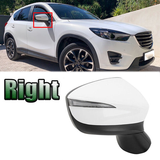 Right Door Side Mirror W/ Signal Blind Spot 9pin for Mazda CX5 2015 2016 2017 v
